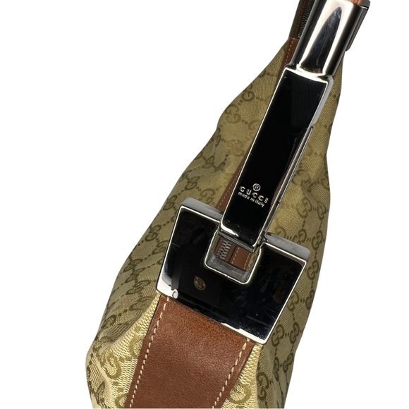 Gucci | Authentic Vintage Signature Monogram Hobo Shoulder Bag Y2K Style - Picture 4 of 17